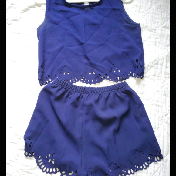 Navy Blue Matching Set - Picture 1 of 1